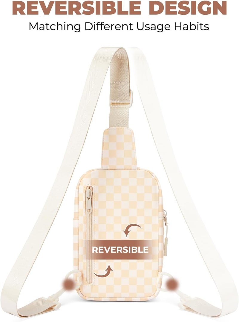 CHOLISS Small Sling Bag for Women and Men, Crossbody Bags Trendy Fanny Packs Chest Bag with Extended Strap - Image 3